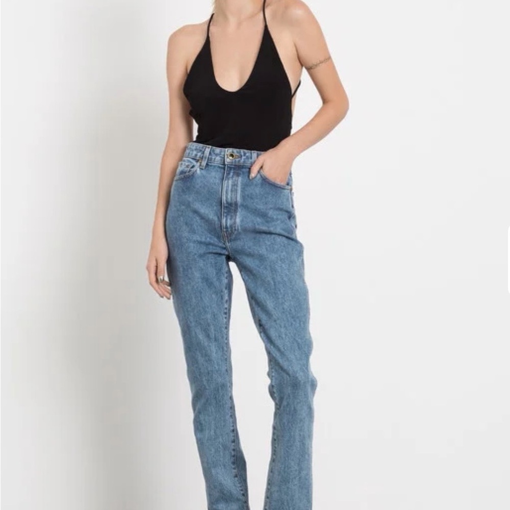 Stylish High Rise Blue Women's Jeans